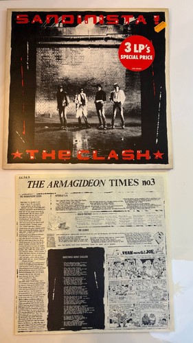 The clash sandinista 3xlp - the,