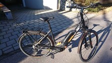 E-Bike Damen 2019, 28er, 51 Rahmen, Mittelmotor Bosch CX, schw./orange, 4.200 km