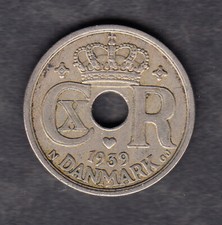 Danmark - 25 Oere 1939, sehr schöne Erhaltung