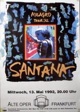 Santana 1992 plakat - -,