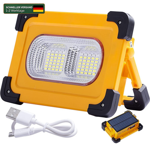 Led baustrahler akku 80w - led,