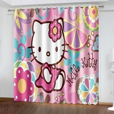 Maßgefertigte Vorhänge 07.Cartoon Katze Schlafzimmer Verdunklung UV-Schutz