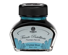 Füllhaltertinte, Schreibtinte, Füllertinte Pastell Blue "Crystal Blue" 30ml