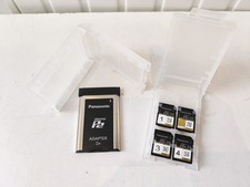 PANASONIC AJ-P2AD1G Speicherkarten Adapter + 4x AJ-P2M064AG MicroP2 64GB Karten