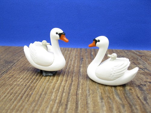 Schwan mit küken tiere - 2x,