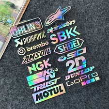 18 X Aufkleber Fluoreszierende