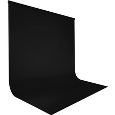 Fotohintergrund Schwarz 2x3m