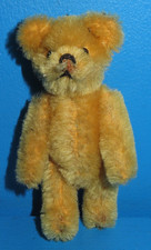 SCHUCO 60er Jahre  Mini-BÄR TEDDY  BLOND  ca.9cm Metallkörper mit Wollplüsch