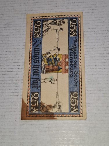 Notgeldschein stadt flensburg - stadt,