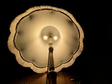 Stehlampe mit Messing und