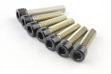 1/4x20 Zoll UNC Zylinderkopf Schraube Edelstahl A2 V2A schwarz Inch black