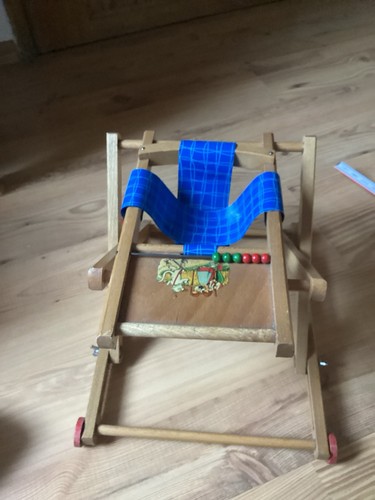 Altes gehfrei aus holz 50er - gehfrei,