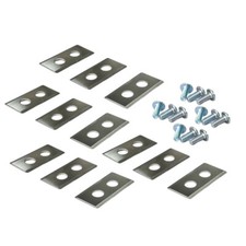 12x Ersatzmesser Edelstahl