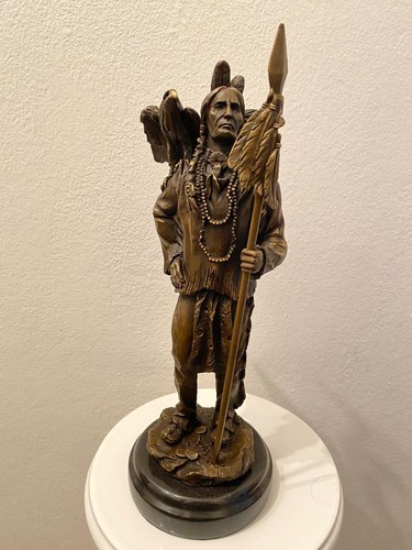 Western bronze skulptur - western,