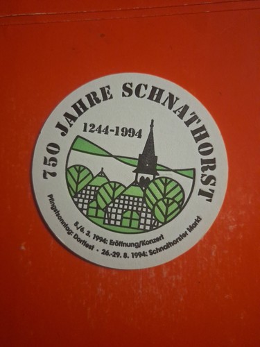 Bierdeckel 1994 schnathorst - 1994,