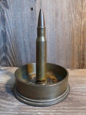 Geschoss Patrone Aschenbecher Briefbeschwerer WK2 1944 militaria