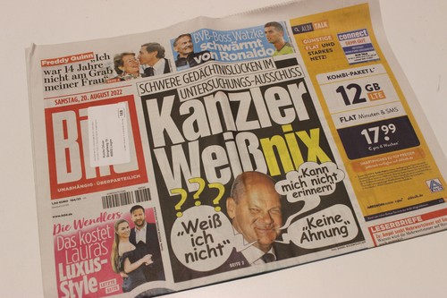 Bildzeitung 2022 august - bildzeitung,