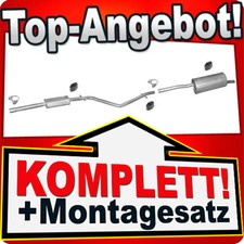 Auspuff für DACIA & RENAULT LOGAN 1.4 75PS 1.6 84 87PS Kombi 07-13 Auspuffanlage