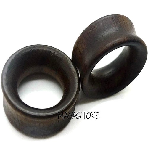 24mm holz tunnel braun ohr - 6-24mm,