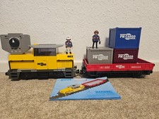 Playmobil 5258 + 6343 + 6341 - Lok mit Anhänger und viel Zubehör - vollständig