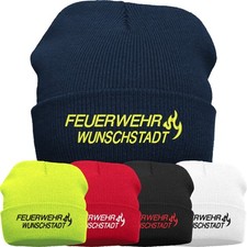 Beanie Strickmütze bestickt