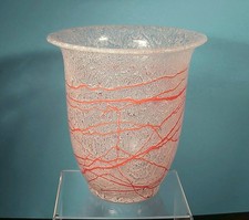 seltene Loetz Vase Klostermühle Böhmen Jugendstil Craquelé Glas um 1900-1920