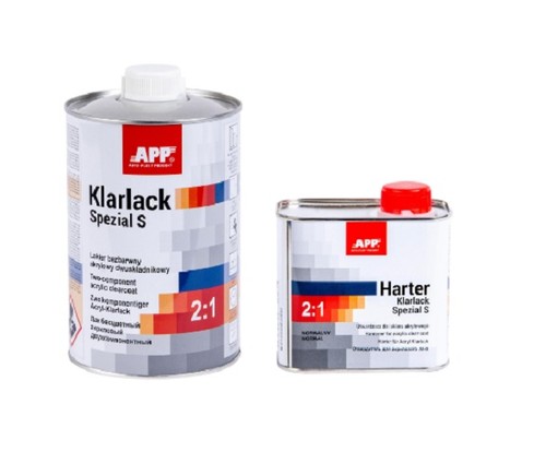 Set hs klarlack - 2k,