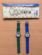 Tim und Struppi/Tintin - 2 Uhren Citime "Globe Trotter" aus 1994 - Nrn. 004+010