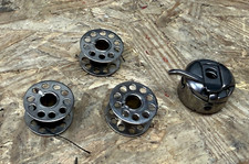 Spulenkapsel mit 3 Spulen für Nähmaschine Calanda 73, DORINA Typ 643