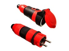ABL Sursum SCHUKOultra II Schukostecker Set IP54 rot Aussenbereich Baustelle