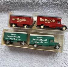 WIKING HO : 2 x Mercedes L 2500 Oldie-Möbelwagen - "Honold/Marotzke" - TOP/OVPs