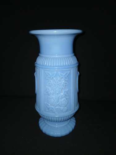 Blau milchglas vase 1880 - blau,