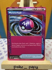 Pokemon Gewalten der Zeit Meisterball ASS-KLASSE 153/162 Near Mint Deutsch