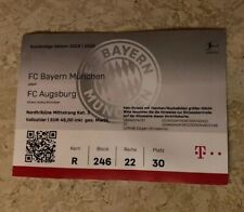 Mint Sammler Ticket FC Bayern München vs FC Augsburg 1. BL 08.03.2020 FCB