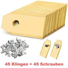 45 Stück Titan Ersatz Messer