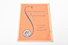 Schwefelsaures Ammoniak -   Stickstoff Syndikat - Düngemittel - Vintage