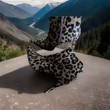 Damen Stiefeletten Sommerkind Leopard Nie getragen Gr. 38 Spitz 8,5 cm Absatz