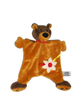 WIE NEU * TOY PLACE Müller Bär Teddy Teddybär braun Schmusetuch Schnuffeltuch