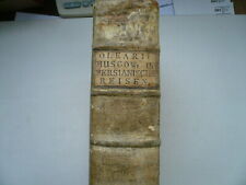 Olearius, Reisebeschreibung, Moskau,Persien,Fernost, Wiering anno 1696. RARA