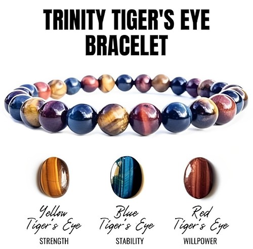 Trinity tigerauge armband - trinity,