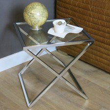 Glastisch Tisch Glas Quadratisch 50 Modern BeistelltischLampentisch Dekoratisch