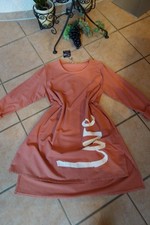 MADE IN ITALY Sweat Kleid 46 48 50 EG NEU terra Love Baumwolle Stretch LAGENLOOK