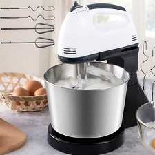 Elektrischer Handrührgerät Haushalts-Handmixer Stand Mixer mit Rührschüssel