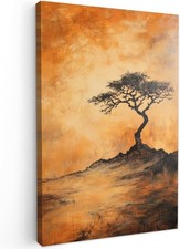 Leinwand Wandbild 20x30cm Baum
