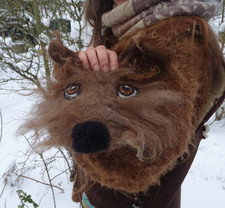 Große handpuppe hund rüde - handpuppe,,