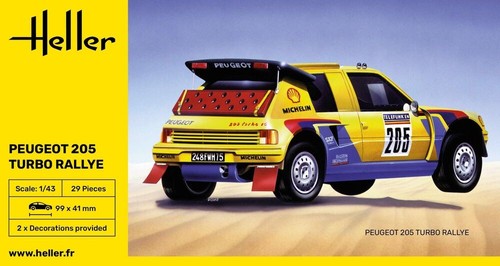 Heller 80189 peugeot 205 - 80189, turbo