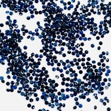 6 einzelne dunkelblaue runde