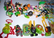 ü-ei Ferrero Mission Maulwurf 2004  Auswahl Figuren  Fahrzeuge Gartenl. Sonderf.