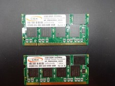 CSX 2GB (2x1GB) DDR1 Notebook