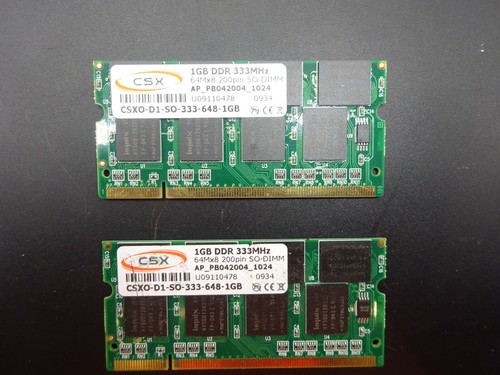 Csx 2gb ddr1 notebook - (2x1gb),